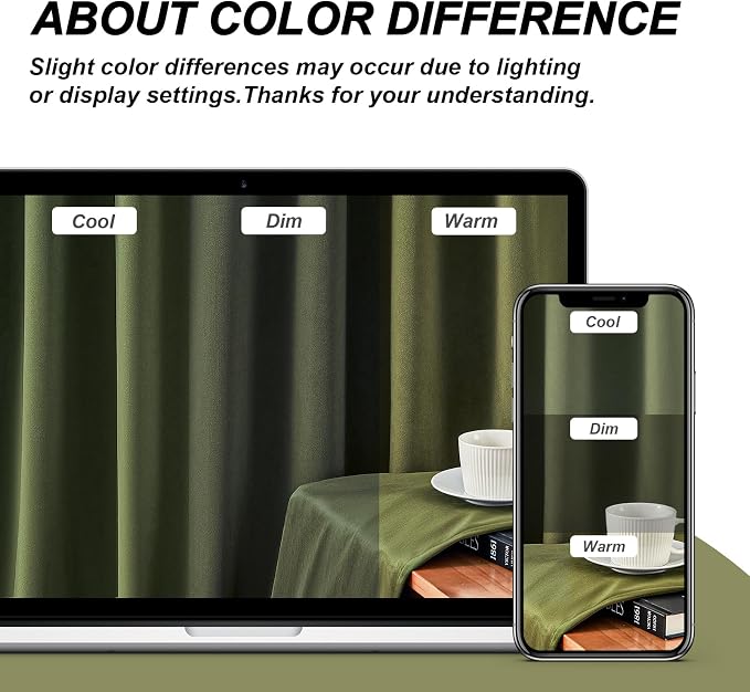 Velvet Blackout Curtains 84 Inch Length - Image 9