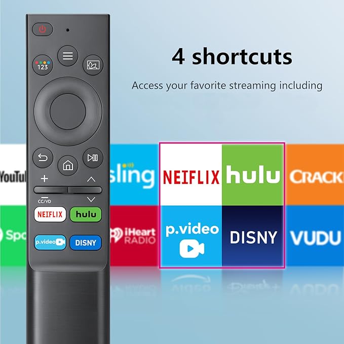 【Pack of 2】 Universal for Samsung-Smart-TV-Remote-Control Replacement for 2016-2026 All Samsung TVs