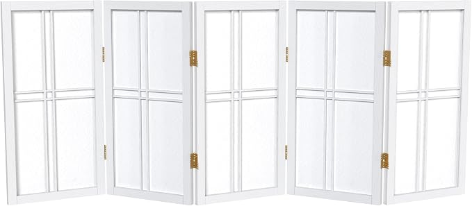 2 ft. Short Desktop Double Cross Shoji Screen by RedLantern