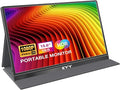 KYY Portable Monitor 15.6'' FHD 1080P USB C HDMI Gaming Monitor Ultra-Slim IPS Display w/Smart Cover & Speakers, Plug&Play, External Monitor for Laptop PC Phone Mac Xbox PS4