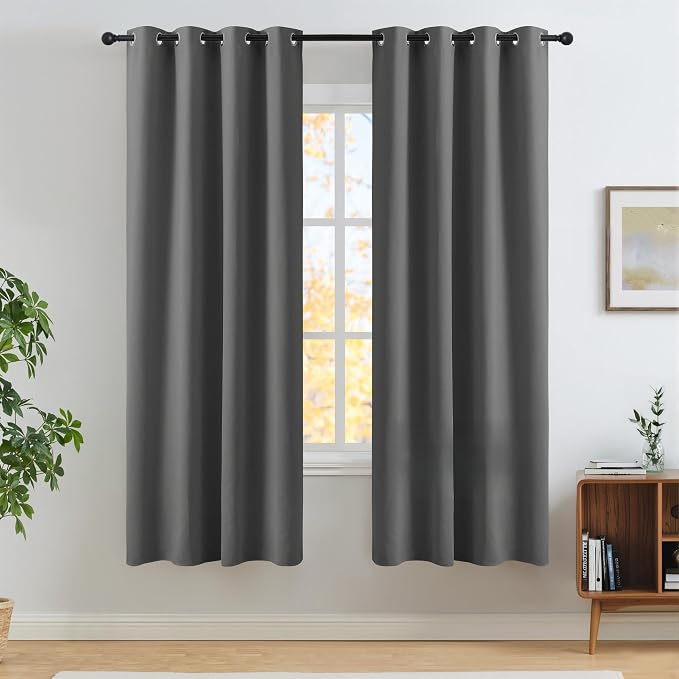 NICETOWN 100% Blackout Window Curtains 72 inches Long 2 Panels Set, Thermal by NICETOWN