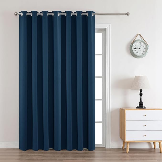 Joydeco Blackout Curtains 90 Inches Long 1 Panel, Thermal Insulated Long by JOYDECO