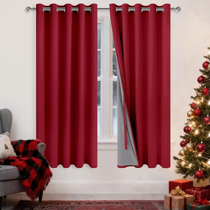 XWZO Thermal Insulated 100% Blackout Curtains by XWZO