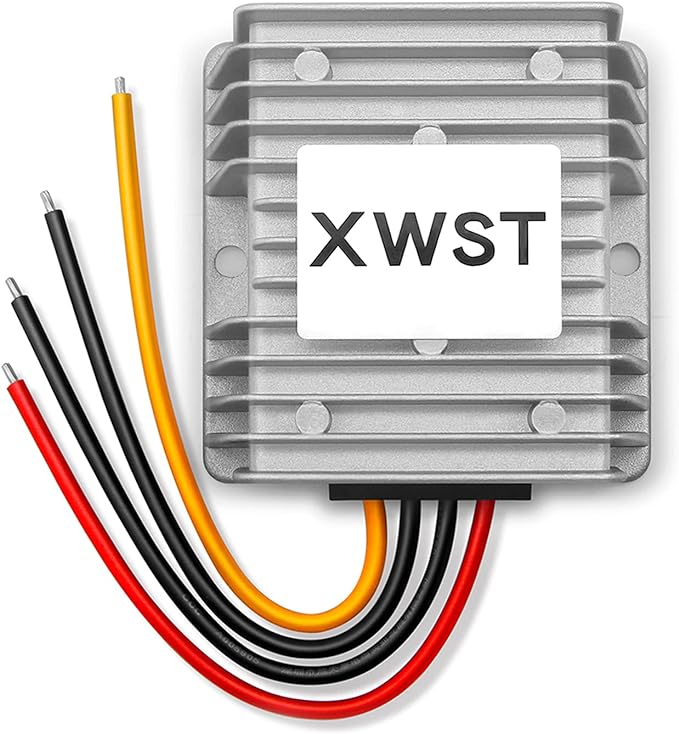 DC DC 12V to 19V 10A Step-up Module,Boost Converter 9V-13V to 19V Voltage Regulator,Waterproof Power Adapt 190W 19V Volt Transformer Module(12V to 19V 10A)