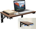 Folding Wall Desk for Small Space, 21.7Inches Wooden Floating Table | Foldable by GHWMYD