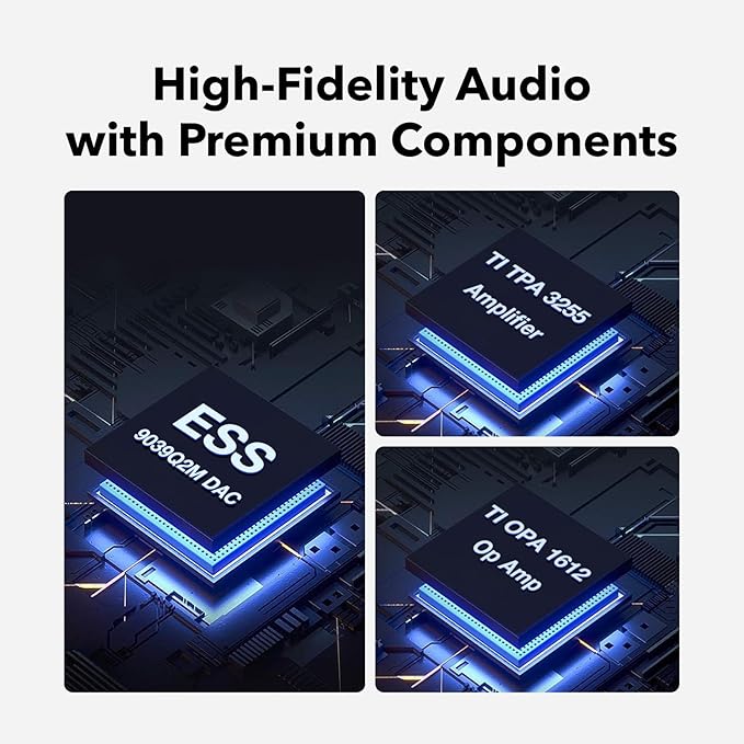 WiiM Vibelink Amp | 100W Power Amplifier with Premium ESS 9039Q2M DAC and TI TPA3255 | Compatible with WiiM Mini, Pro, Pro Plus, and Ultra | RCA, Coax, and Optical Inputs | Silver