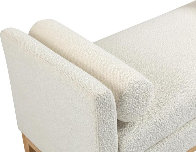 KEIKI Boucle Bench Ottoman - Image 4