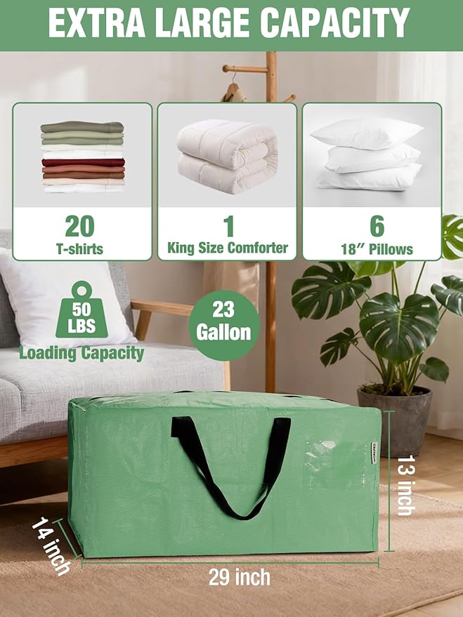 WORKPRO 2 Pack Extra Large Moving Bags - Image 3
