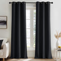 NICETOWN 100% Black Out Curtains 90 Inches Long 2 Panels by NICETOWN