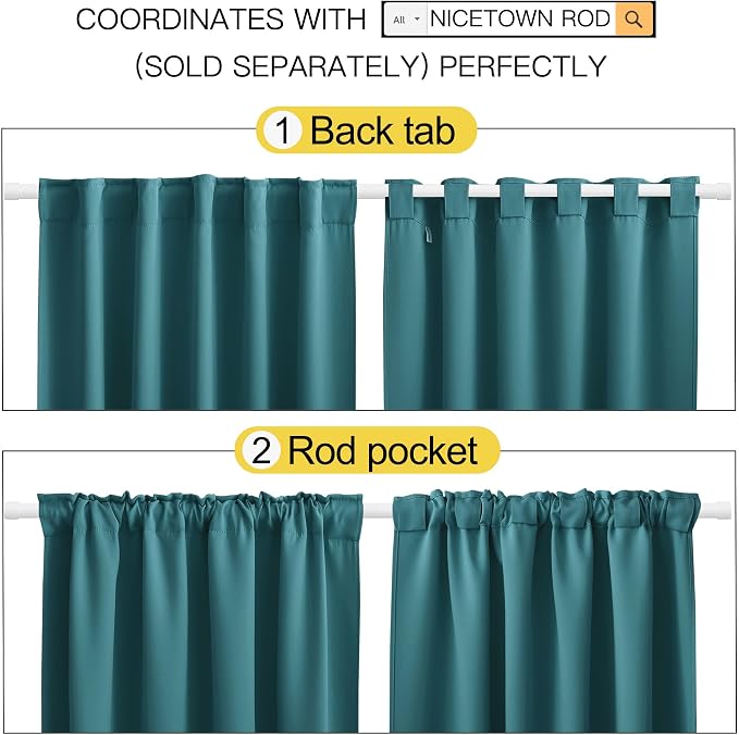 NICETOWN Blackout Curtain Panels - Image 3