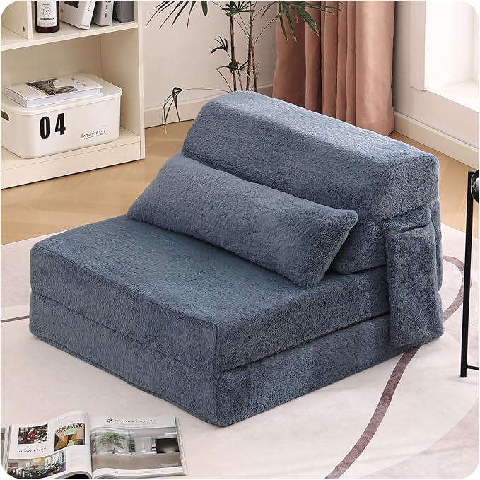 Convertible Folding Sofa Bed Single Size by TiitaHome