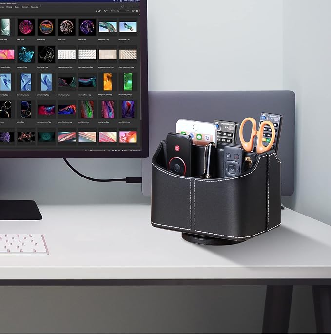 360° Rotatable Remote Control Holder, TV Remote Caddy - Image 5