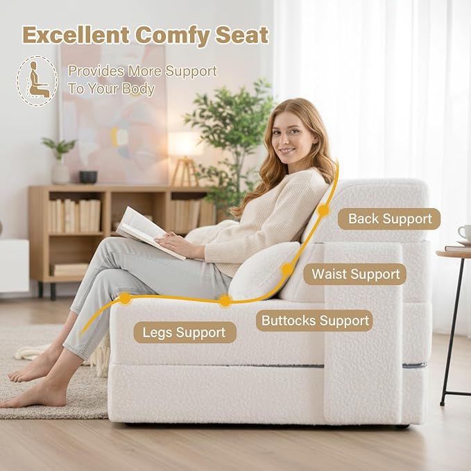 Convertible Folding Sofa Bed Mattress - Image 3