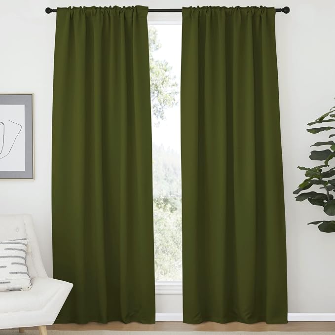 NICETOWN Living Room Blackout Draperies Curtains - Image 2