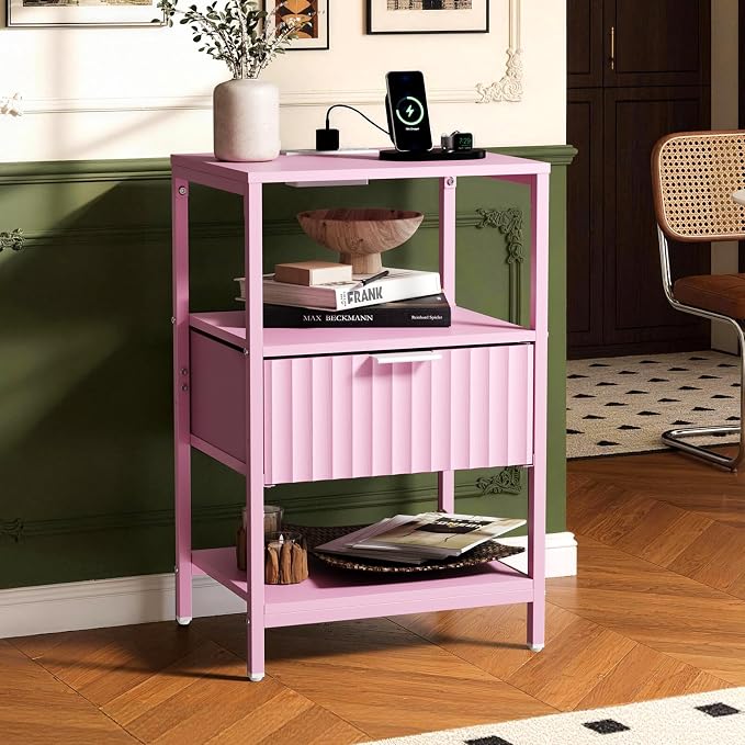 VINGLI Nightstands Set of 2 - Image 9