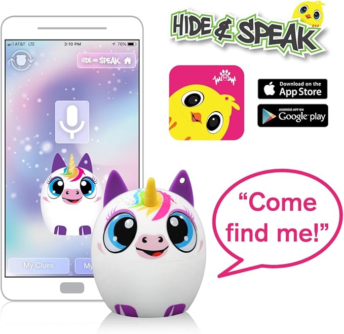 My Audio Pet Mini Bluetooth Animal Wireless Speaker for Kids of All Ages - True Wireless Stereo – Pair with Another TWS Pet for Powerful Rich Room-Filling Sound (UniCHORD)