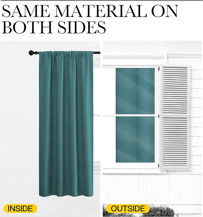 NICETOWN Window Curtains Blackout Drapes - Image 7