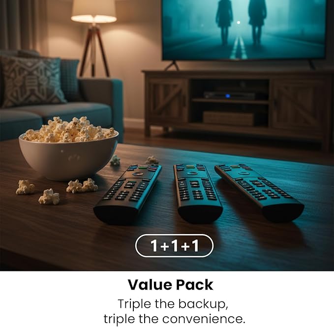 (Pack of 3) Replacement Remote Control for VIZIO Smart TV, Compatible with D/E/M/P/V/PX Series