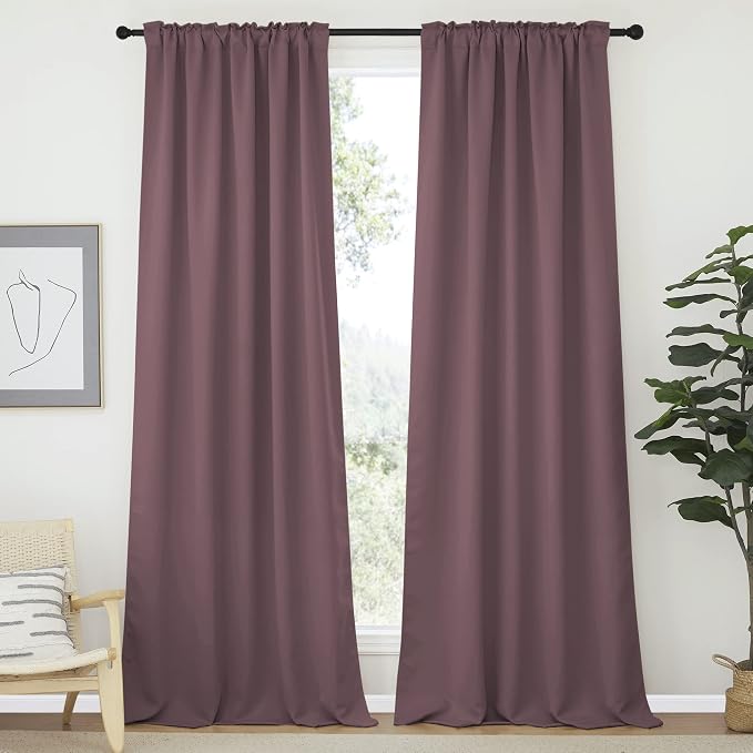 NICETOWN Bedroom Blackout Curtain Panels - Image 2