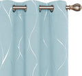 Deconovo Curtains for Living Room, Pattern Blackout Curtains 108 Inch Long | by Unknown