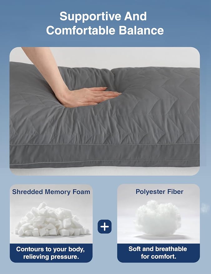 ZonLi Long Body Pillow for Adults, Firm Body Pillow - Image 5