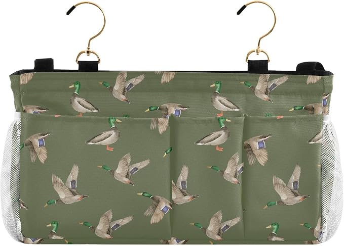 Mallard Ducks tag8 Bedside Caddy Storage Bag Bedside Organizer - Image 2