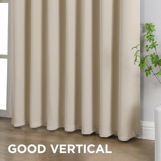 Joydeco Blackout Curtains 108 Inches Long 2 Panels Set, Thermal Insulated Long - Image 4
