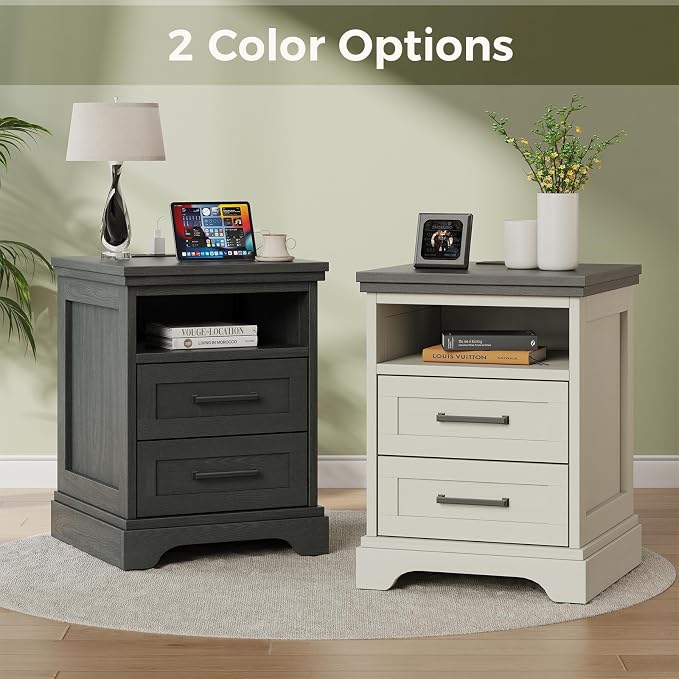 DUMOS Farmhouse Nightstand - Image 8