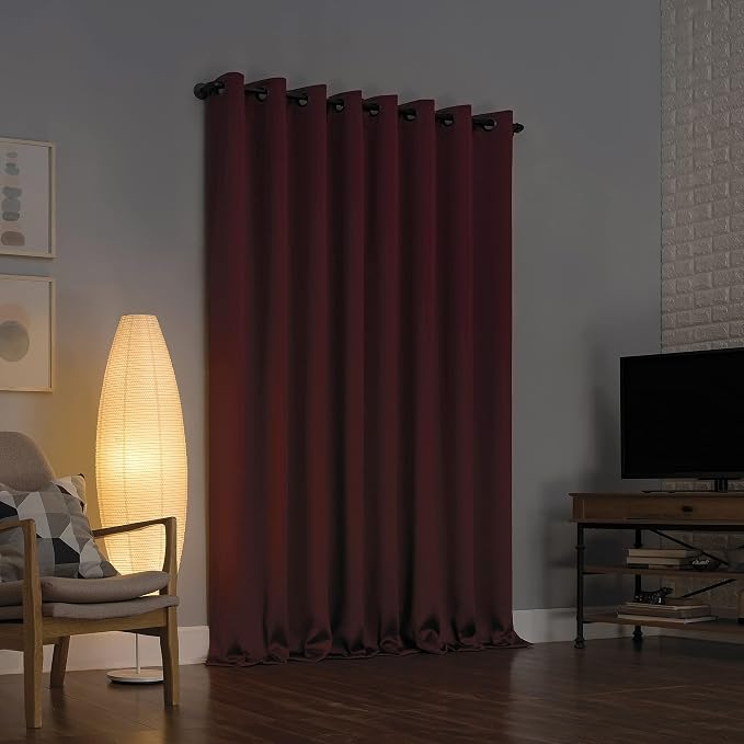 Sun Zero Nordic 2-pack Theater Grade Extreme 100% Blackout Grommet Curtain - Image 2
