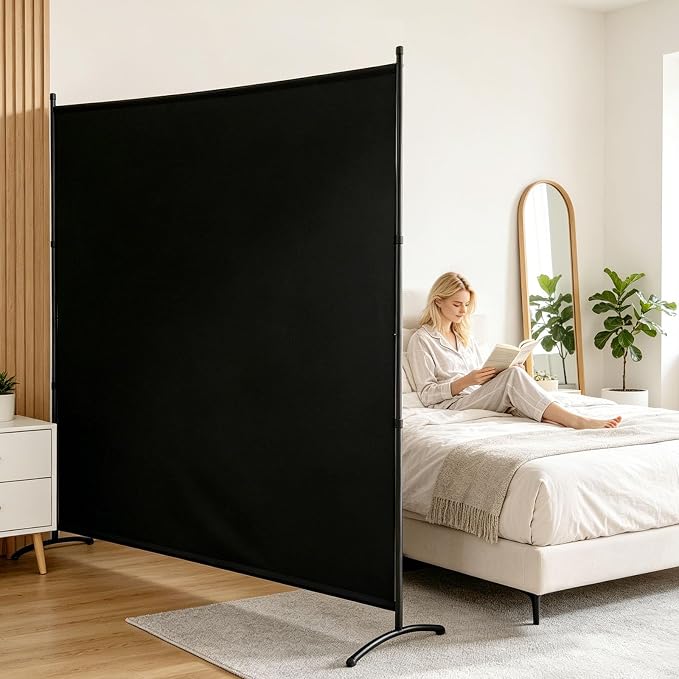 Extra-Wide Single Room Divider, Portable Privacy Screen by YASRKML
