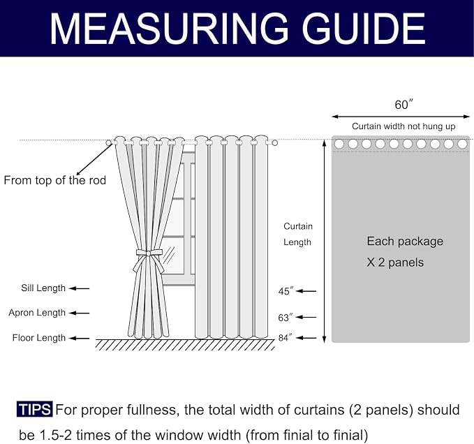 DWCN Blackout Curtains for Bedroom - Image 3