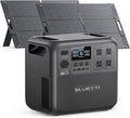 BLUETTI Solar Generator Elite 200 V2 with 2 100W Solar Panels Included, Portable Power Station 2073.6Wh w/ 4 2600W AC Outlets, 17-Year Lifespan LFP Emergency Power for Home Backup, Outages, Camping