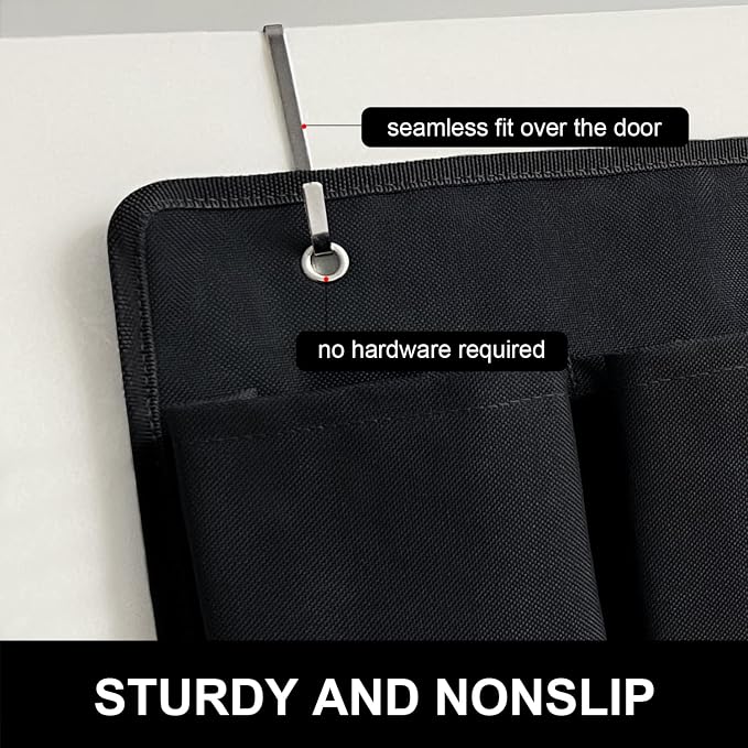 RVZONE RV Shoe Pockets 10 Pockets Heavy Hanging Bedside Storage Organizer - Image 7