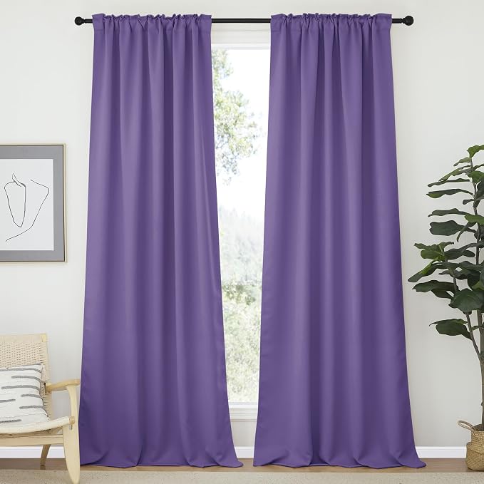 NICETOWN Bedroom Blackout Curtain Panels - Image 2