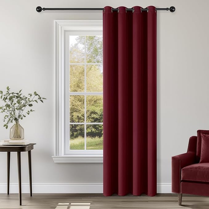 ChrisDowa Blackout Curtains Door Curtain Doorway Closet Drapes, 1 Panel | 52W x by ChrisDowa