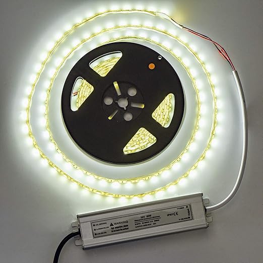 LED Driver 60 Watts 24V DC Low Voltage Transformer， Waterproof IP67 LED Power Supply, Adapter with 3-Prong Plug 3.3 Feet Cable for Any 24V DC led Lights, Computer Project, Outdoor Light