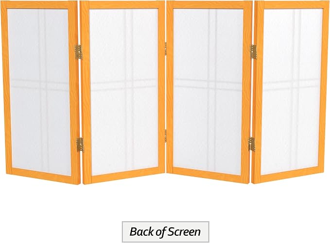 2 ft. Short Desktop Double Cross Shoji Screen - Image 7