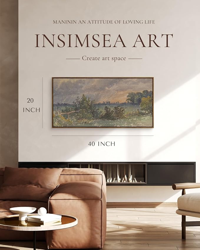 InSimSea Extra Large Framed Vintage Wall Art, Living Room Country Farmhouse - Image 3