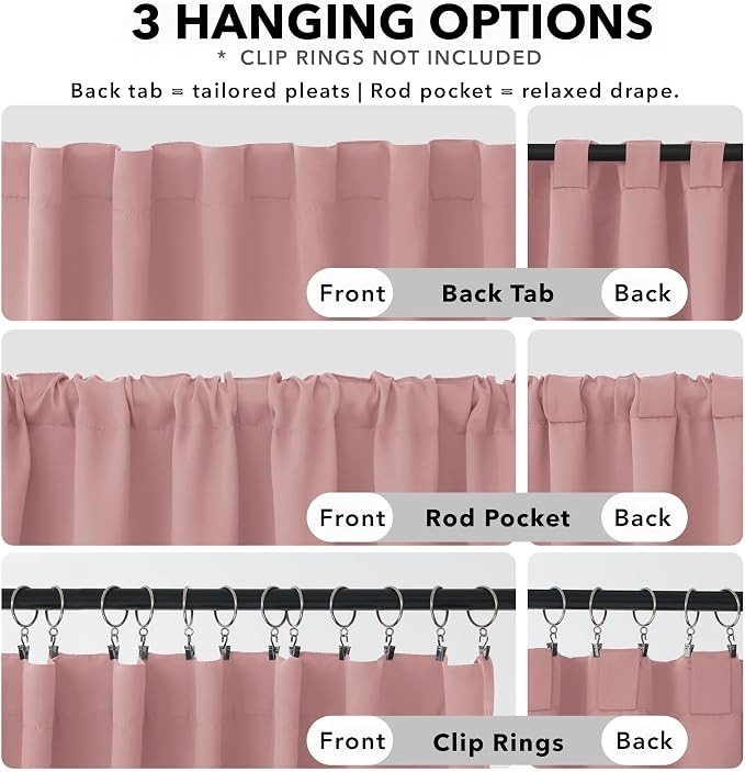 Deconovo Short Blackout Curtains - Image 2