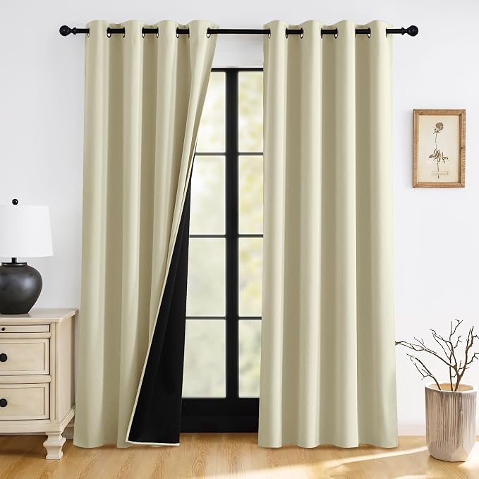 RYB HOME 100% Blackout Curtains by RYBHOME