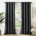 Deconovo Blackout Curtains for Bedroom and Living Room 78 Inches Long | Black by Unknown