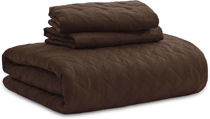 Bedsure King Size Quilt, Lightweight Comforter Set, Basket Weave, All-Season - Image 7