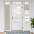 RYB HOME Sidelight Curtains for Front Door, Skinny Narrow Window Curtains | by RYBHOME