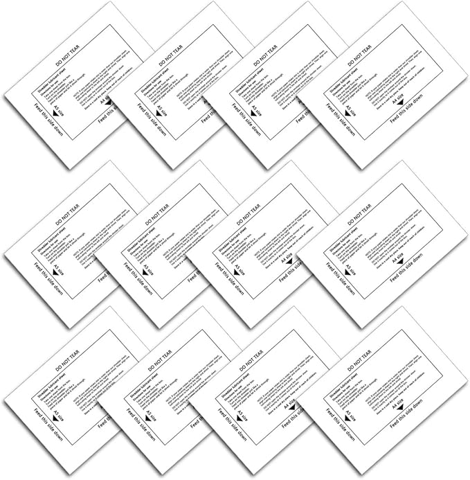 Ansoon Paper Shredder Lubricant Sheets, Paper Shredder Sharpening & Lubricating Sheets (12PCS)