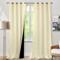 BGment Cream 100% Blackout Curtains by BGment