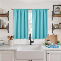 BGment Aqua Blackout Curtains 40 Inch Length by BGment