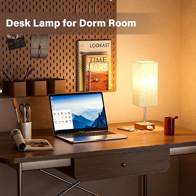 Bedside Lamp for Bedroom Set of 2 - Image 5
