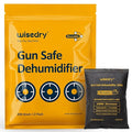 wisedry 200 Grams x 2 Packs Gun Safe Dehumidifier, Reusable Moisture Absorber for Gun Safes, Rechargeable Gun Safe Silica Gel Desiccant