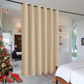 RYB HOME Blackout Vertical Blind Large Room Divider Curtain Noise Barrier | by RYBHOME