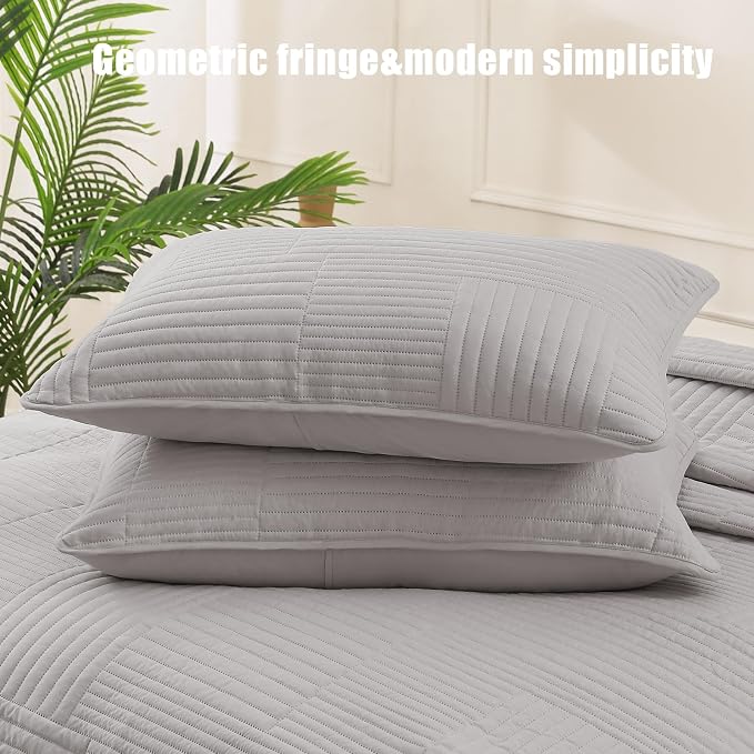 Whale Flotilla Ultra Soft Twin Quilt Bedding Set, Lightweight - Image 6